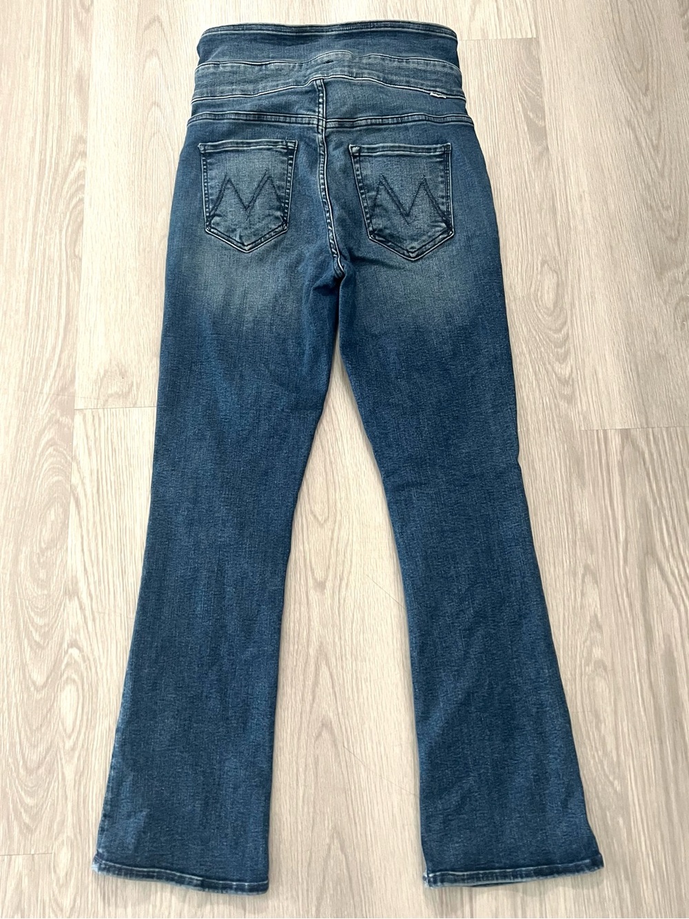 MOTHER Denim Triple Stack Insider Ankle Jeans Chick Flick Size 28 - Picture 6 of 15